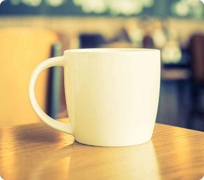 Held mug