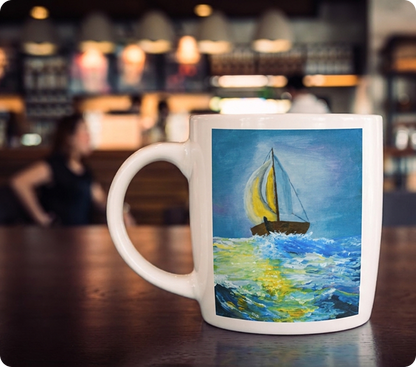 Held mug