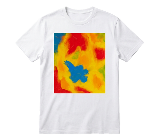 Color Explosion White Tee