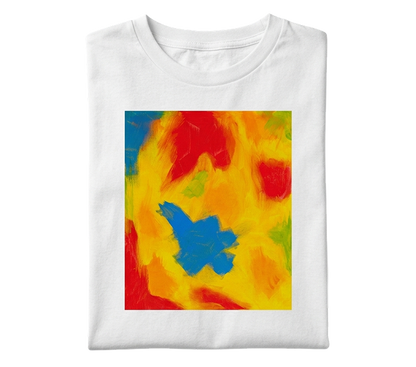 Color Explosion White Tee