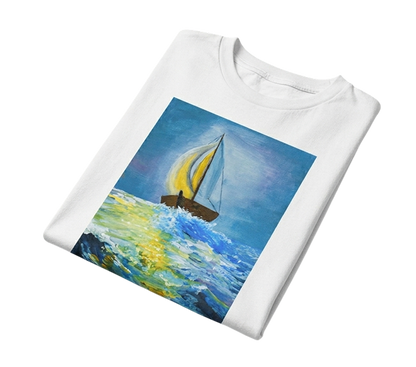 Color Explosion White Tee